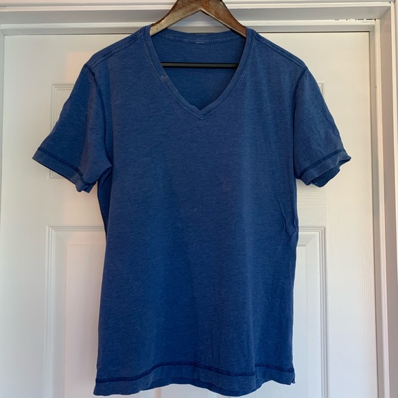 Lululemon 5 Year Basic V Neck Heather Blue S - Picture 1 of 5